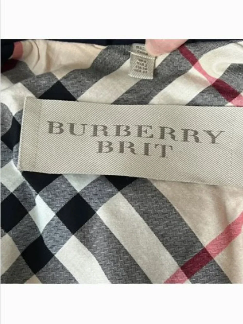 Burberry Wool Cashmere Navy Double-Breasted Coat USA Size 2 - Picture 3 of 5